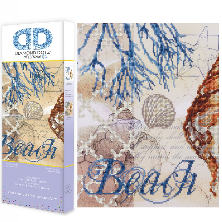 Diamond Dotz Beach Sparkle - 19.3 x 19.3 in