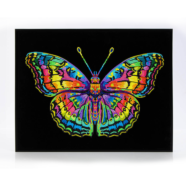 Diamond Dotz Neon Flock Butterfly - 18.0" x 14.0"