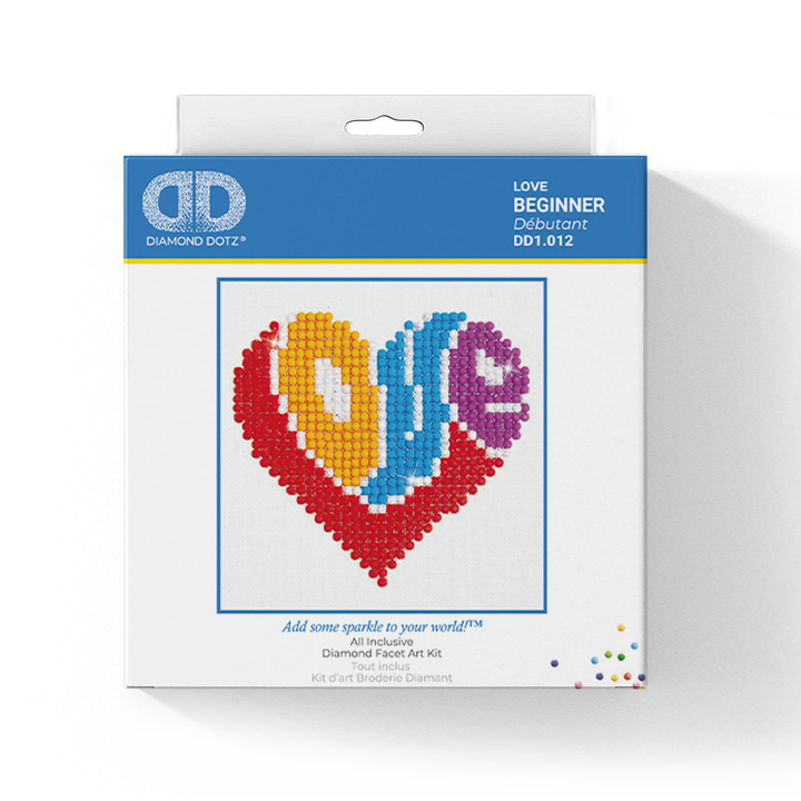 Diamond Dotz Love - 4.0" x 4.0"