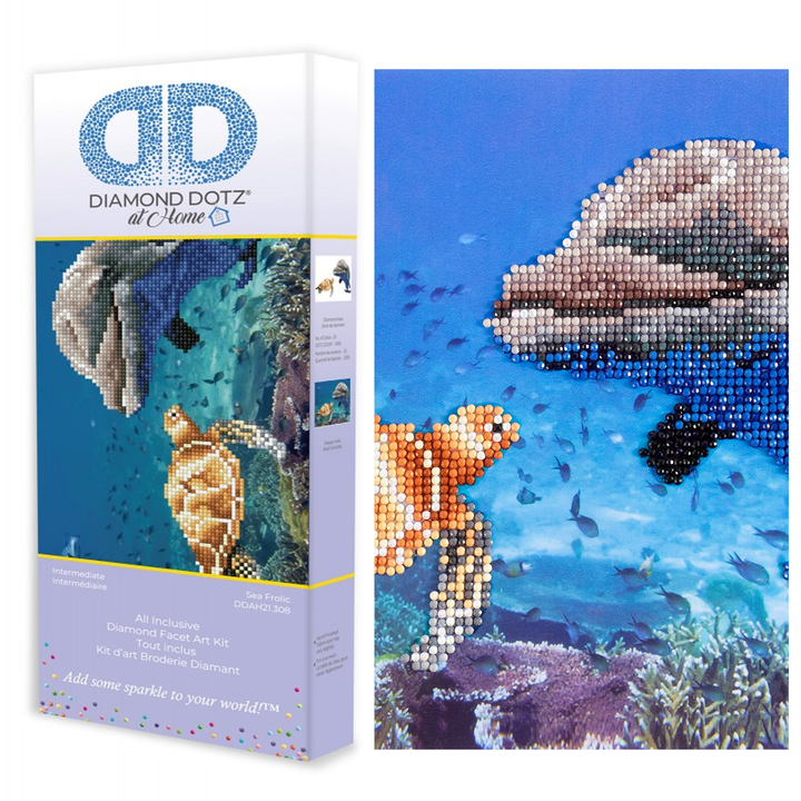 Diamond Dotz Sea Frolic - 11.8 x 7.9 in