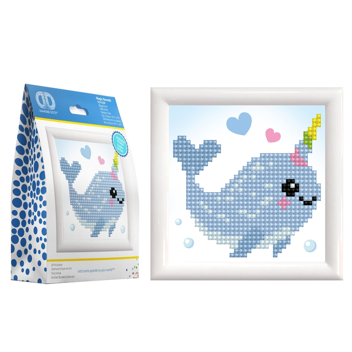 Diamond Dotz Magic Narwhal - 11 x 11 in