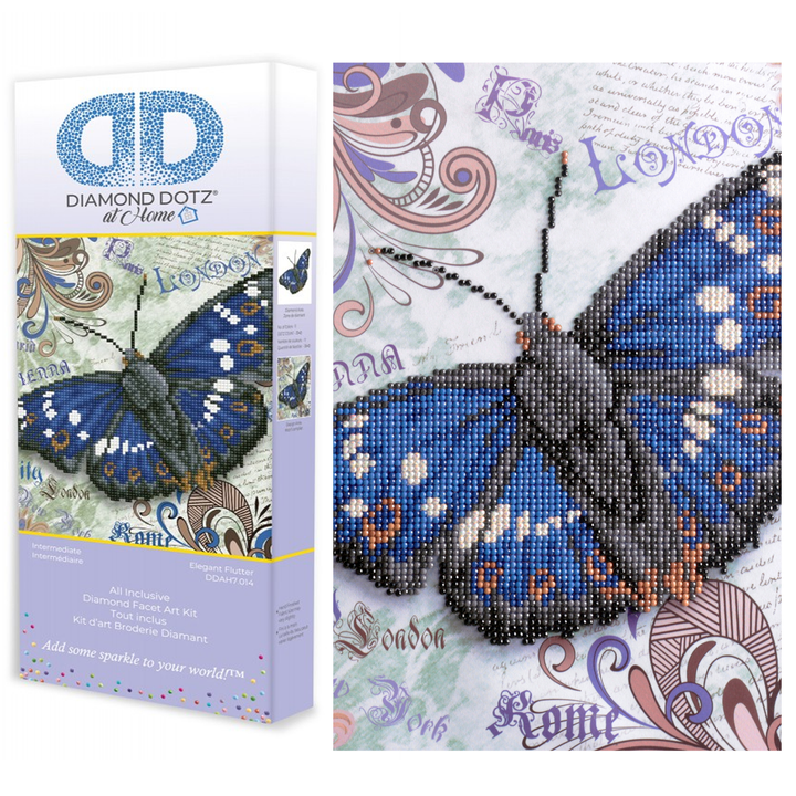 Diamond Dotz Elegant Flutter - 15.2 x 15.2 in