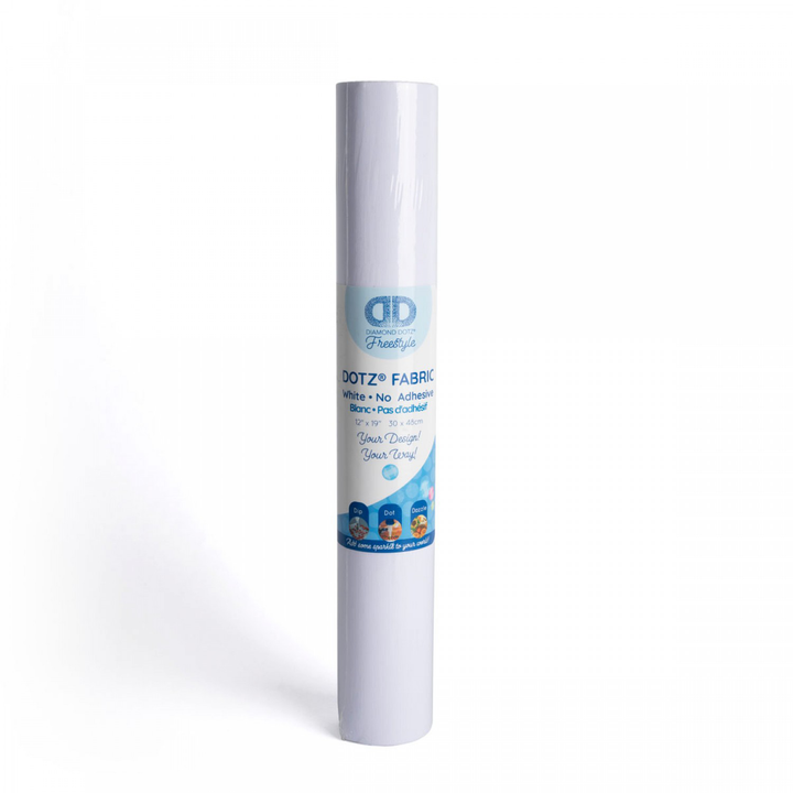 Diamond Dotz Fabric Roll - Plain Without Adhesive 30 x 48cm (12 x 19 in)