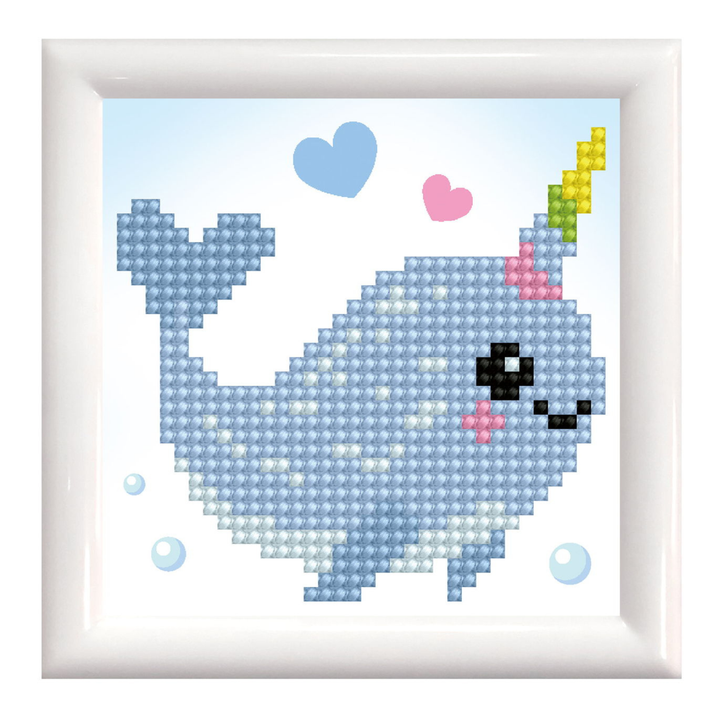 Diamond Dotz Magic Narwhal - 4.0" x 4.0"