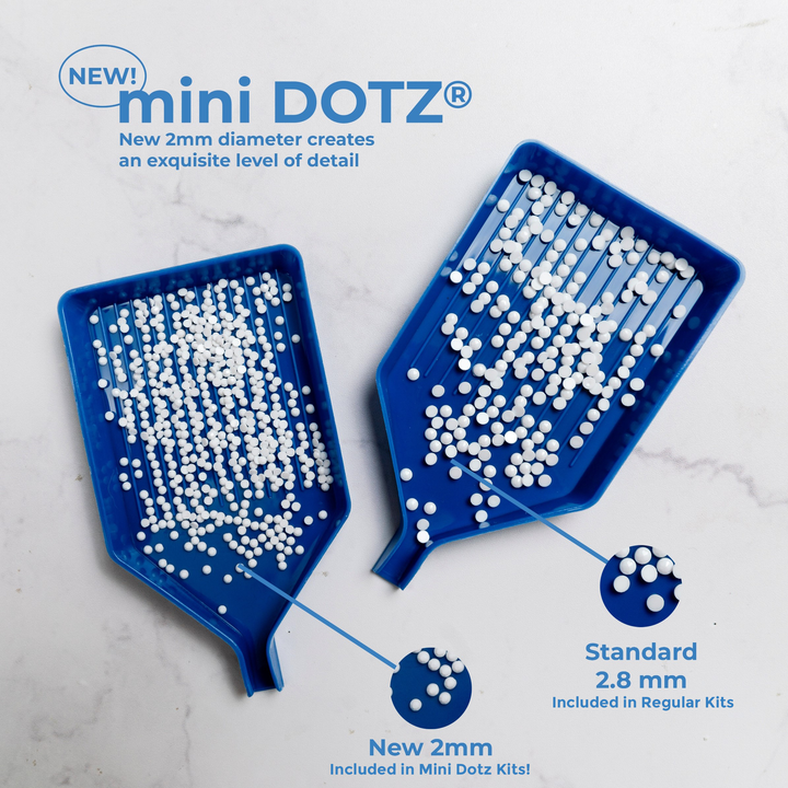Diamond Dotz Mini Dotz Four Beauties Diamond Painting - 5.0" x 5.0"