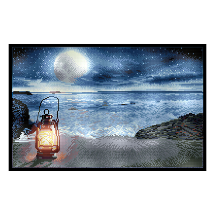 Diamond Dotz Seaside Vigil Pre-Framed Kit - 20.5" x 13.0"