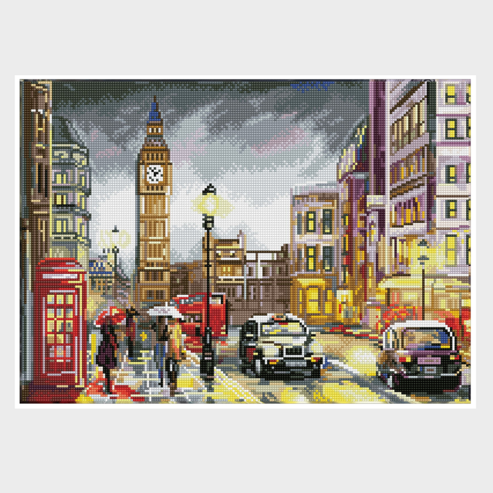 Diamond Dotz London Scene Pre-Framed Kit - 20.3" x 14.6"