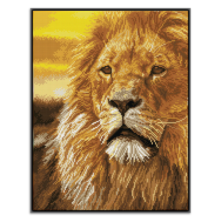 Diamond Dotz Lord of the Serengeti Pre-Framed Kit - 13.8" x 17.7"