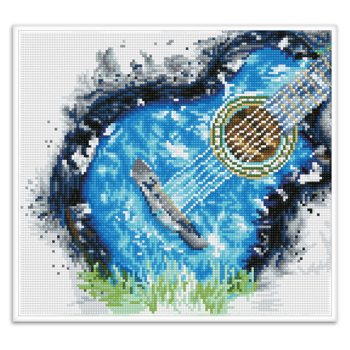 Diamond Dotz Blue Grass Pre-Framed Kit - 13.4" x 12.2"