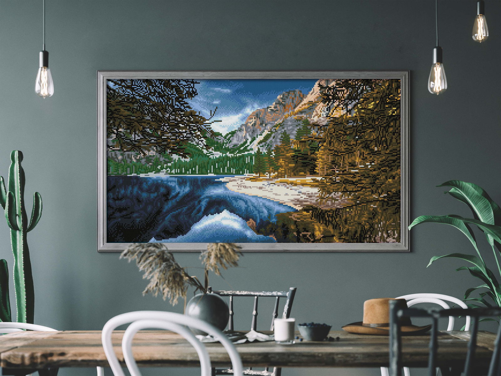 Braies Lake Dolomites Italy | Diamond Painting Kits Landscapes