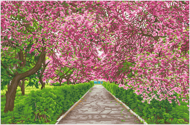 Diamond Dotz Springtime Meander - 18.5 x 28.35 in