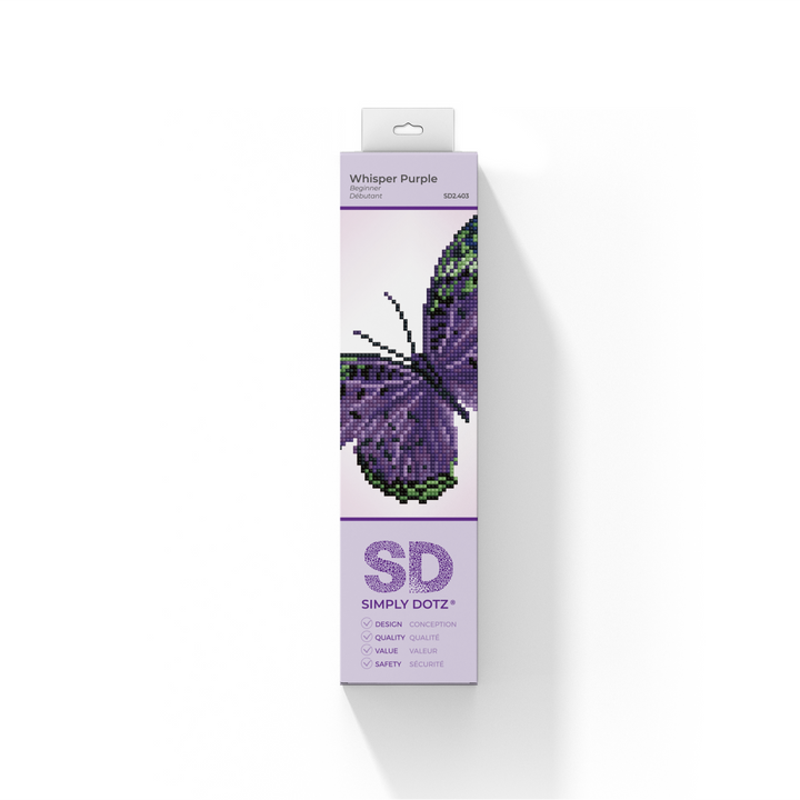 Diamond Dotz Whisper Purple - 9.06 x 9.06 in