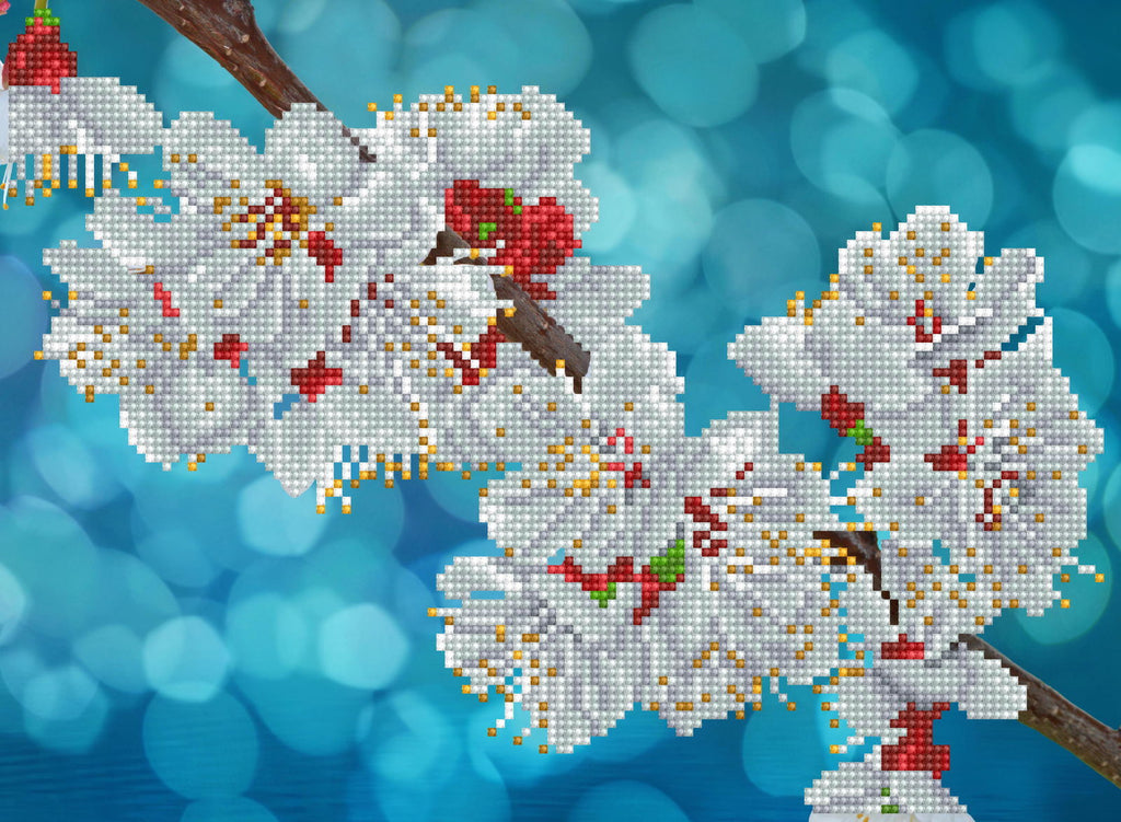 s*y様 北へ。Diamond Dust スオミ＆果鈴 ビッグタオル Oriental Bloom | Diamond Painting Kits Floral | Diamond Dotz