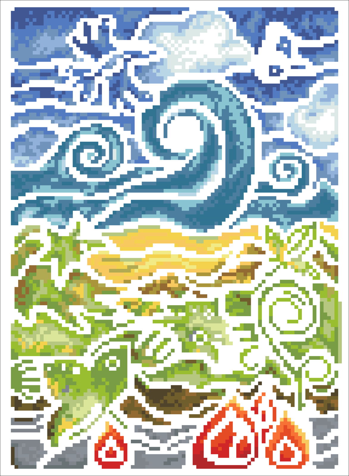 Natural Wonders Mosaic | Diamond Painting Kits Abstract | Diamond