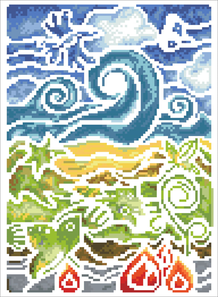 Diamond Dotz Natural Wonders Mosaic - 14.57 x 10.63 in