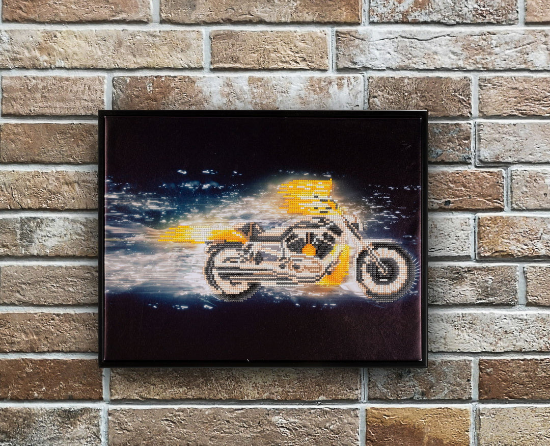 Diamond Dotz Burning Rubber - 13.98 x 17.91 in