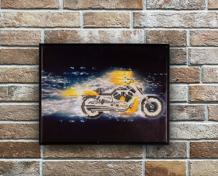 Diamond Dotz Burning Rubber - 13.98 x 17.91 in