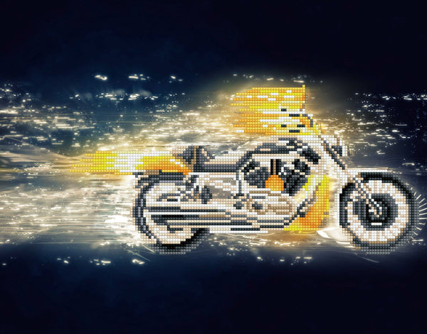 Burning Rubber | Diamond Painting Kits Cars | Diamond Dotz