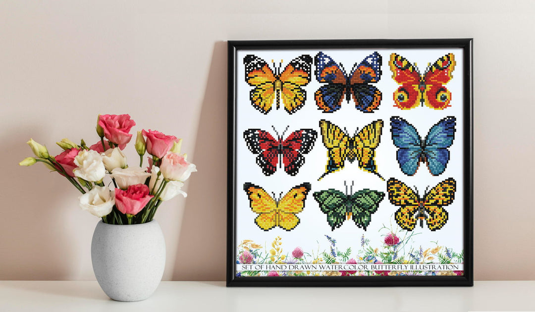 Diamond Dotz Butterfly Showcase - 16.14 x 16.14 in