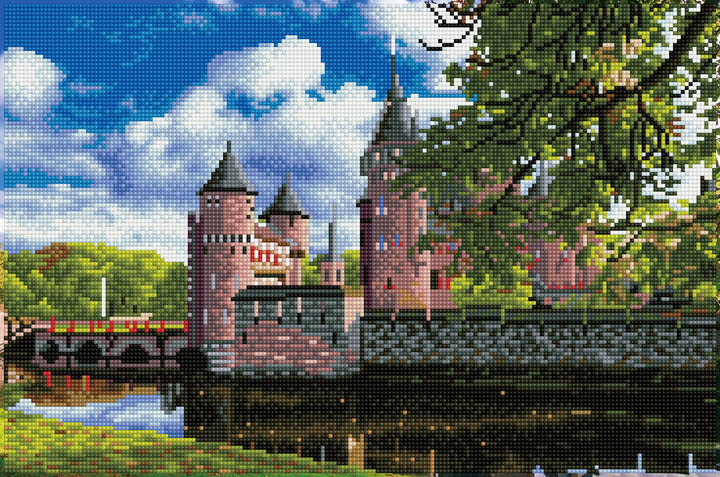 Diamond Dotz De Haar Medieval Castle Holland - 15.75 x 11.81 in