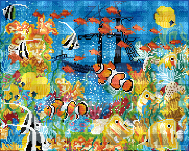 Diamond Dotz Underwater Paradise - 16.14 x 20.08 in