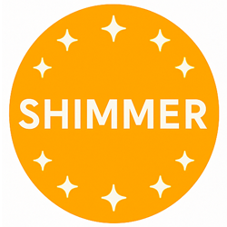 Shimmer badge