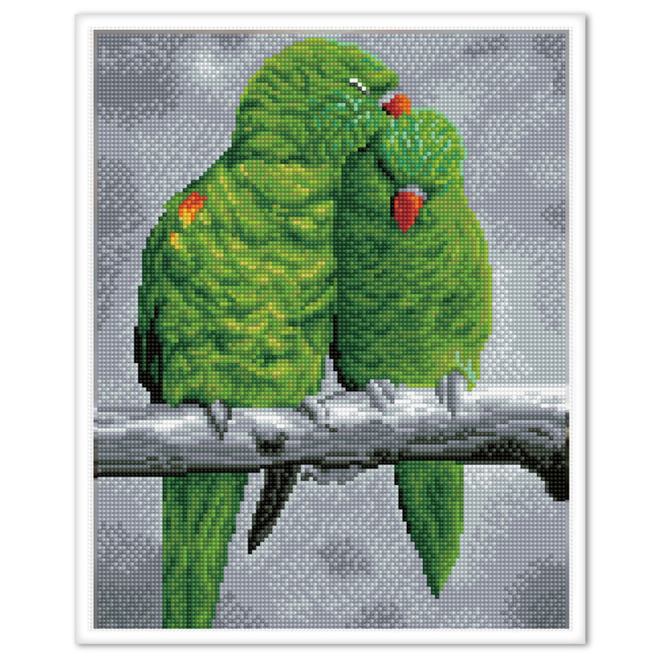 Diamond Dotz Sweet Perch Pre-Framed Kit - 12.2" x 16.1"