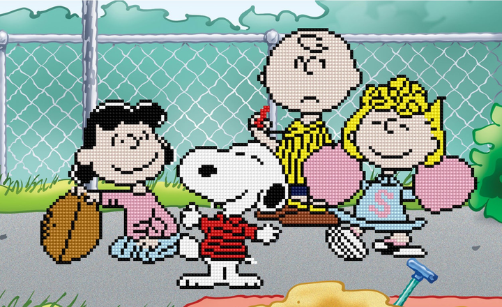 Diamond Dotz Peanuts Sports - 18 x 11 in