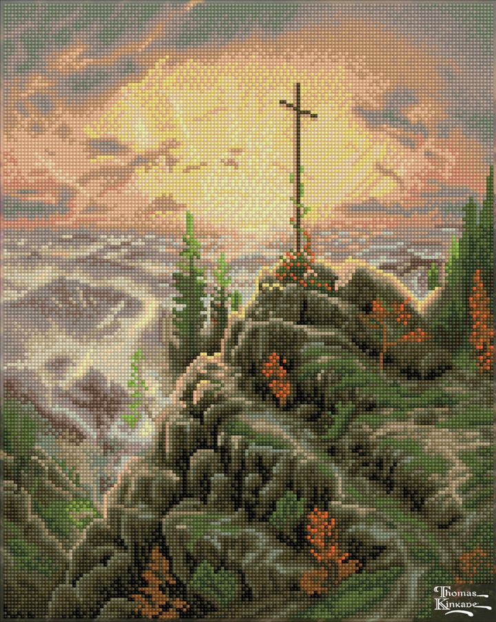 Diamond Dotz Thomas Kinkade Sunrise - 20 x 16 in