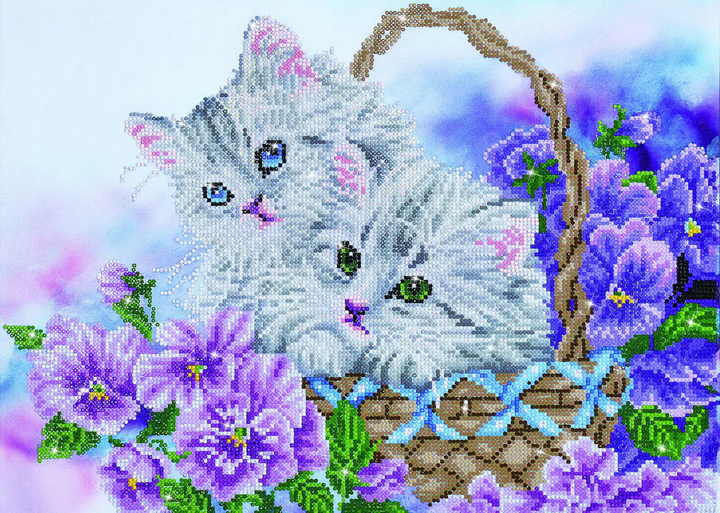 Diamond Dotz Kitty Basket - 15 x 20.5 in