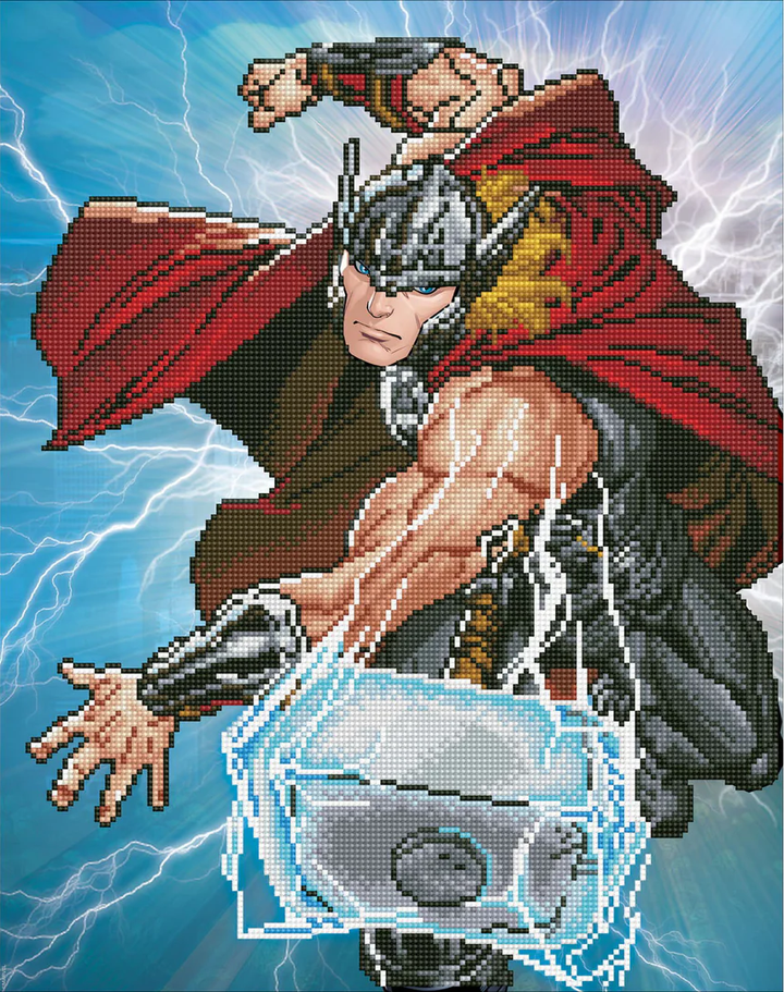Diamond Dotz Thor Strikes - 16.5 x 20.9 in
