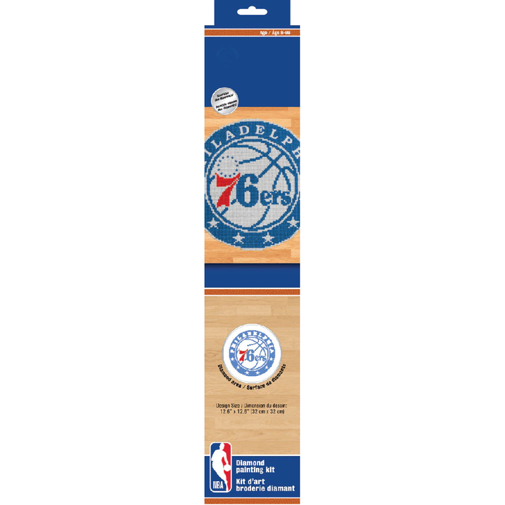 Diamond Dotz NBA Philadelphia 76ers - 12.6 x 12.6 in