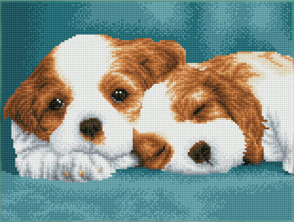 Little Champs | Diamond Painting Kit Dogs | Diamond Dotz – DIAMOND