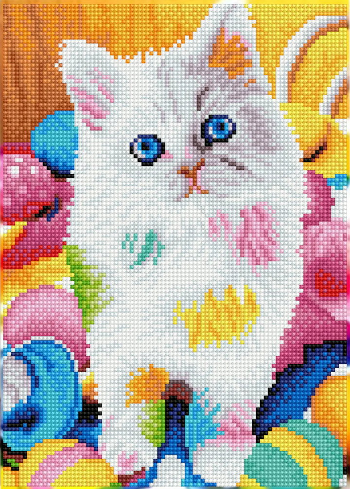 Diamond Dotz Kitty DOTZ - 13.8" x 9.8"