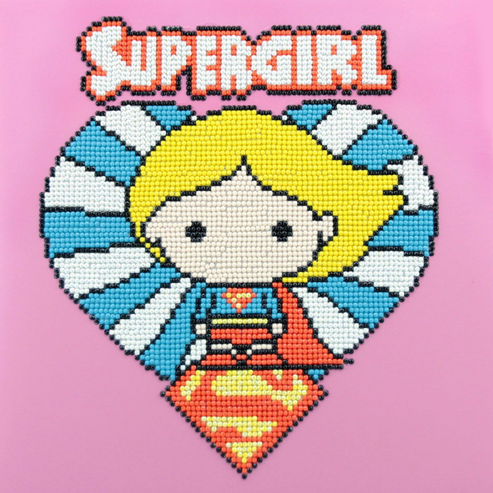 Diamond Dotz Supergirl - 11 x 11 in
