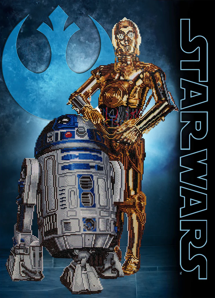 Diamond Dotz Star Wars Droids - 24.4 x 33.8 in