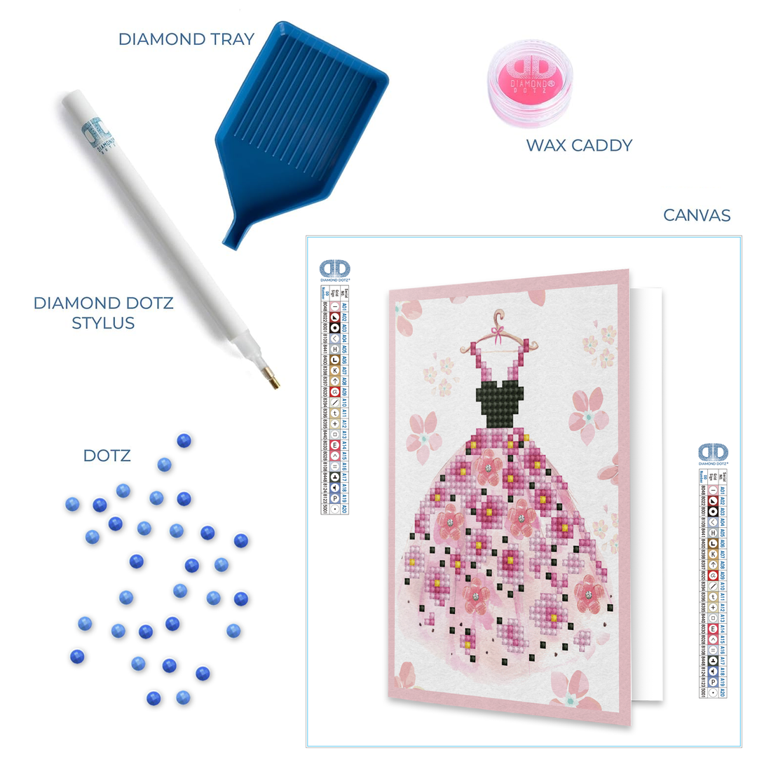 Diamond Dotz Party Times - Diamond Painting Greeting Card