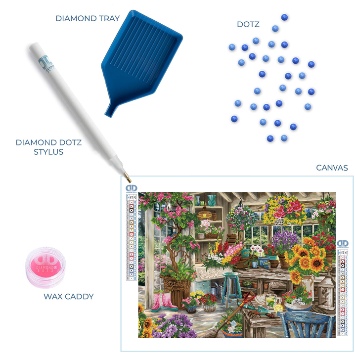 Diamond Dotz Gardener’s Paradise - 29.13 x 39.37 in