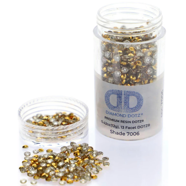 Diamond Dotz 2.8MM 12G DOTZ Cylinder - DARK GOLD METALLIC
