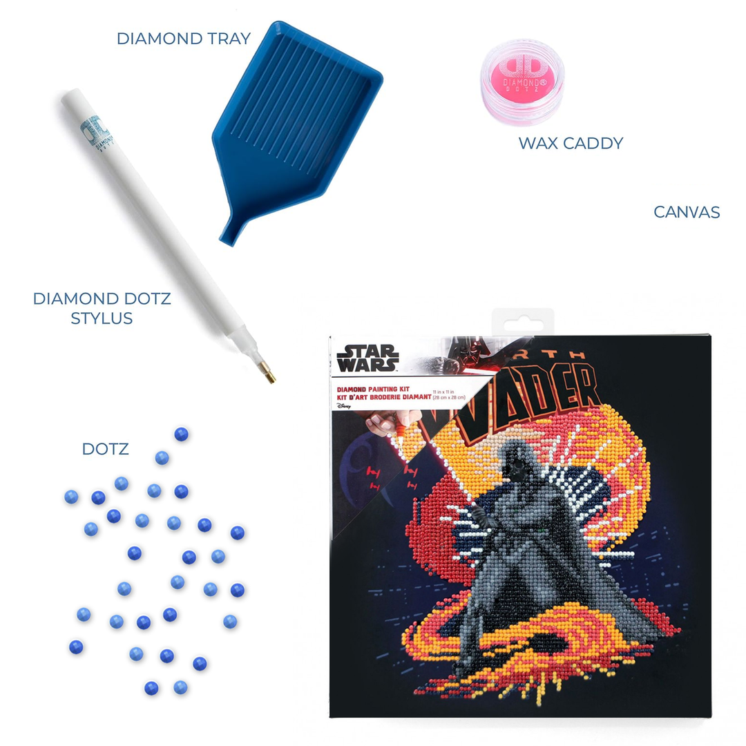 Diamond Dotz Darth Vader Dotz Box - 11 x 11 in