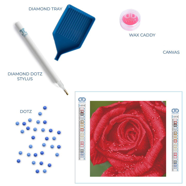 Diamond Dotz Rose Dew - 12 x 12 in