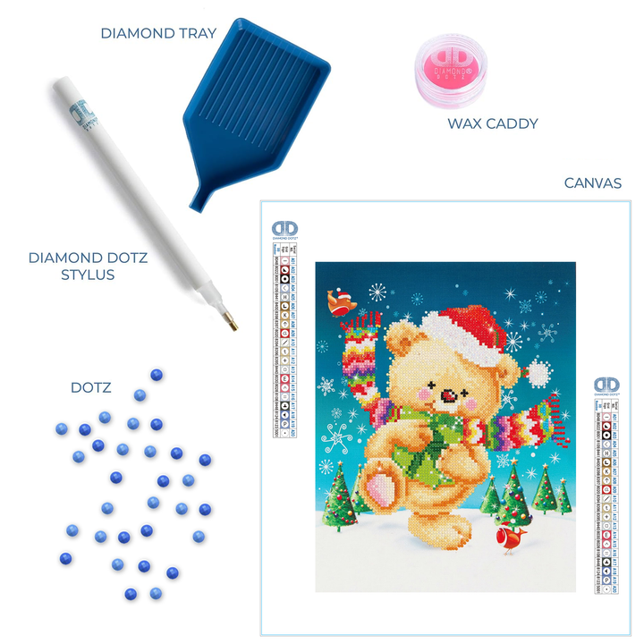 Diamond Dotz Snow Dance - 13.8 x 10.6 in