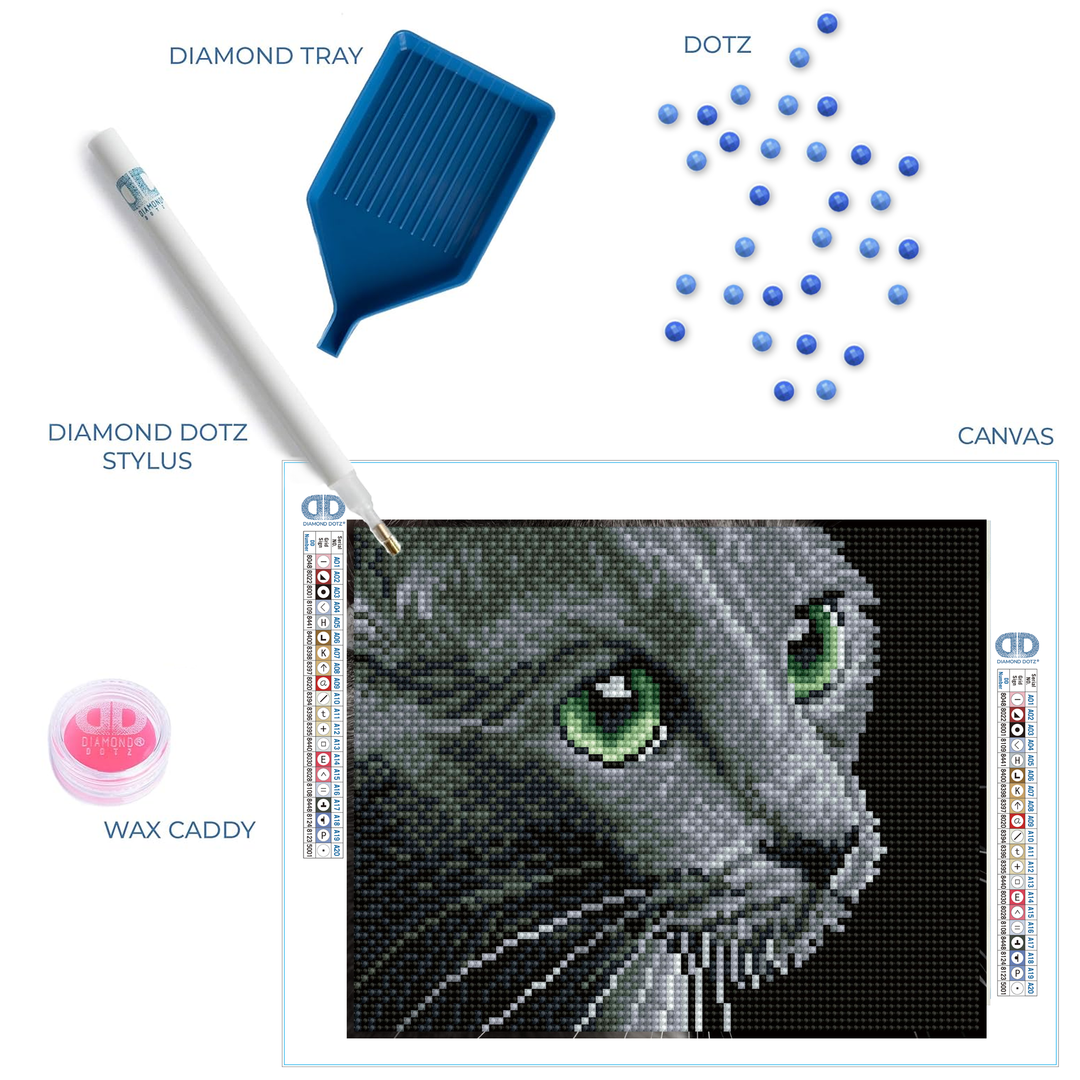 Diamond Dotz Smokey Grey - 8.07 x 10.04 in