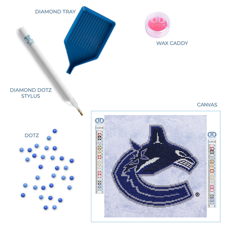 Diamond Dotz NHL Vancouver Canucks - 12.6 x 12.6 in