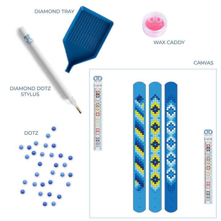 Diamond Dotz Blues Bracelets Kit