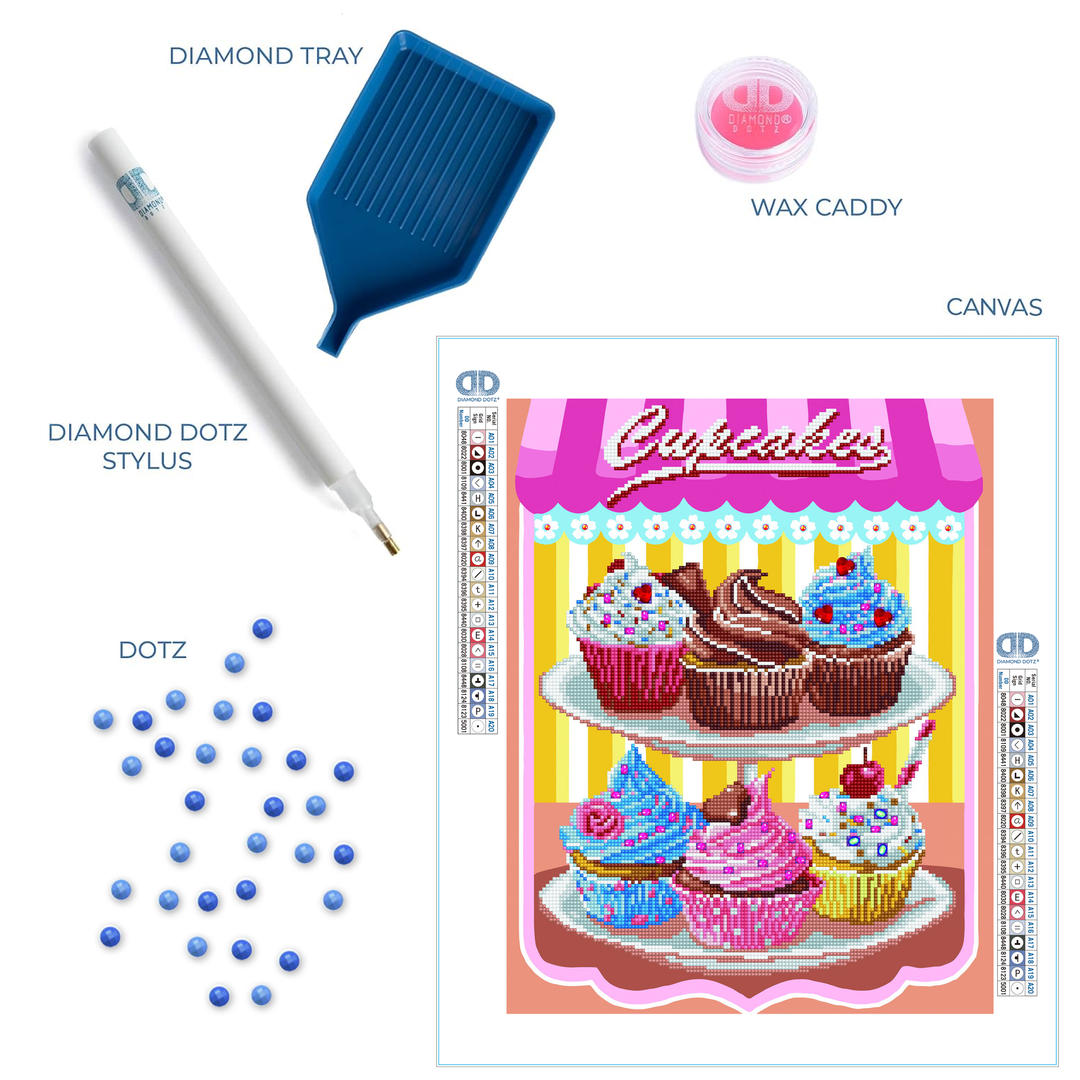 Diamond Dotz Cup Cakes - 16 x 20 in
