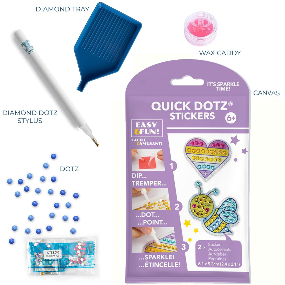 Diamond Dotz Quick Dotz Big Dotza Pack 2 - Love BUZZ