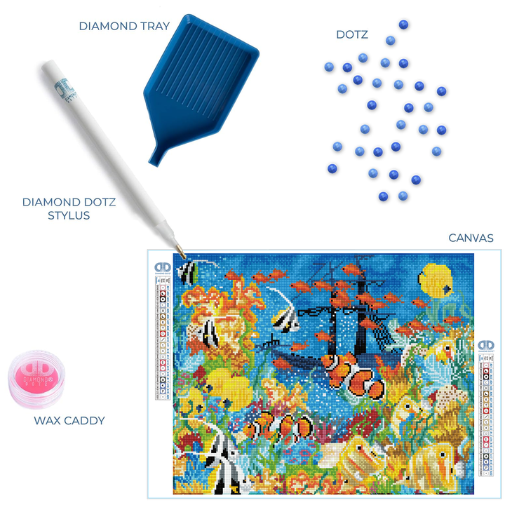 Diamond Dotz Underwater Paradise - 16.14 x 20.08 in
