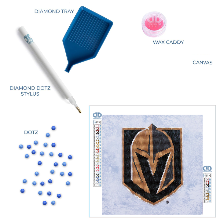 Diamond Dotz NHL Vegas Golden Knights - 12.6 x 12.6 in