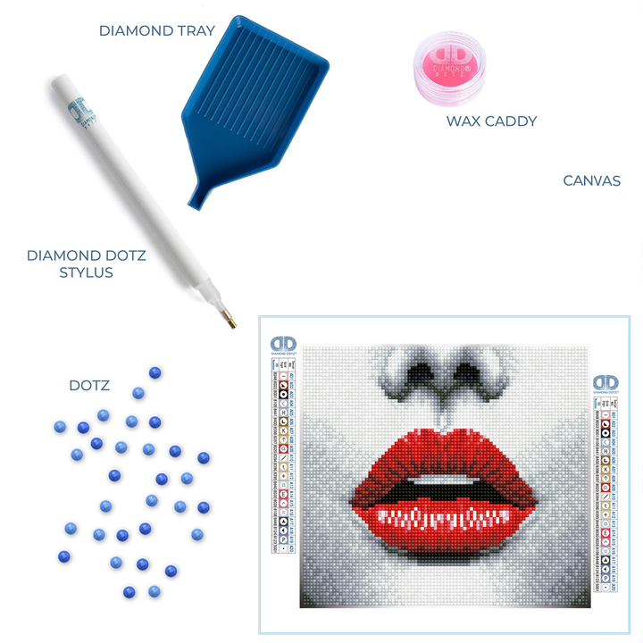 Diamond Dotz Temptation - 9.84 x 9.06 in